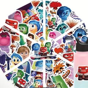 50pcs Disney Inside Out Sticker Set